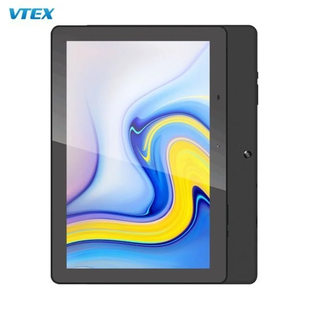 Sleek Purple Tablet with Dual Camera